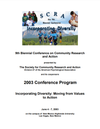 Image of 9th Biennial Conference on Community Research and Action