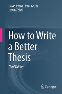Image of HOW TO WRITE A BETTER THESIS