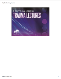 Image of TRAUMA LECTURES